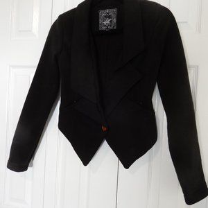 Fleece blazer